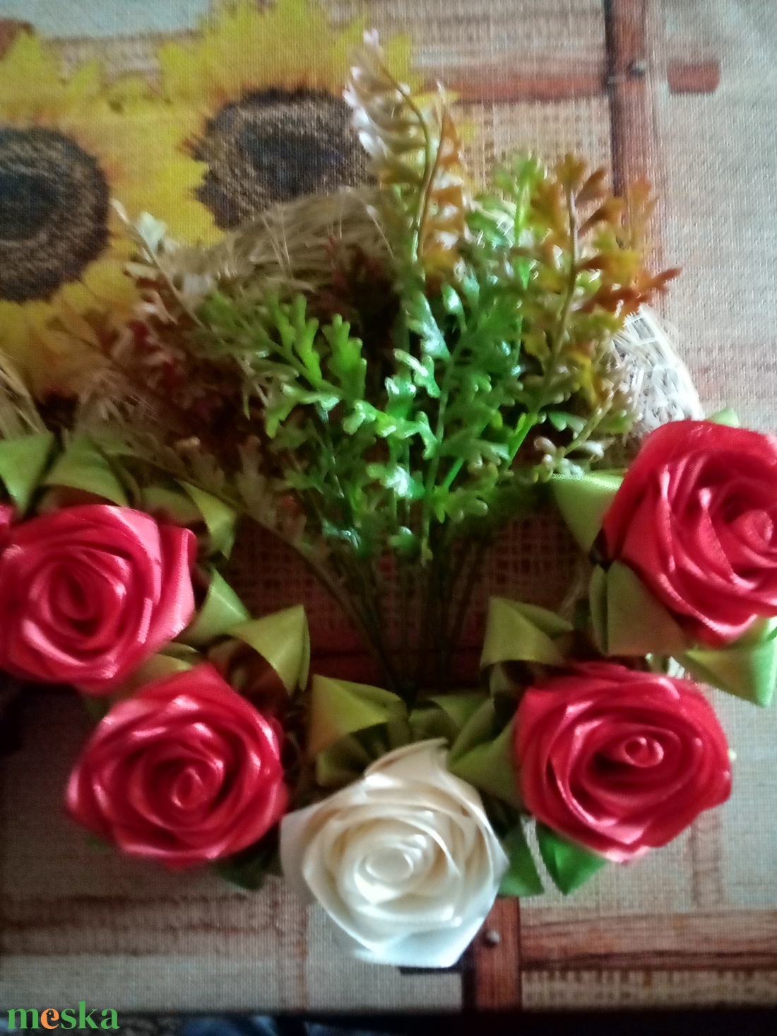 Sír dísz - otthon & életmód - dekoráció - virágdísz és tartó - koszorú - Meska.hu Sír dísz - otthon & életmód - dekoráció - virágdísz és tartó - koszorú - Meska.hu