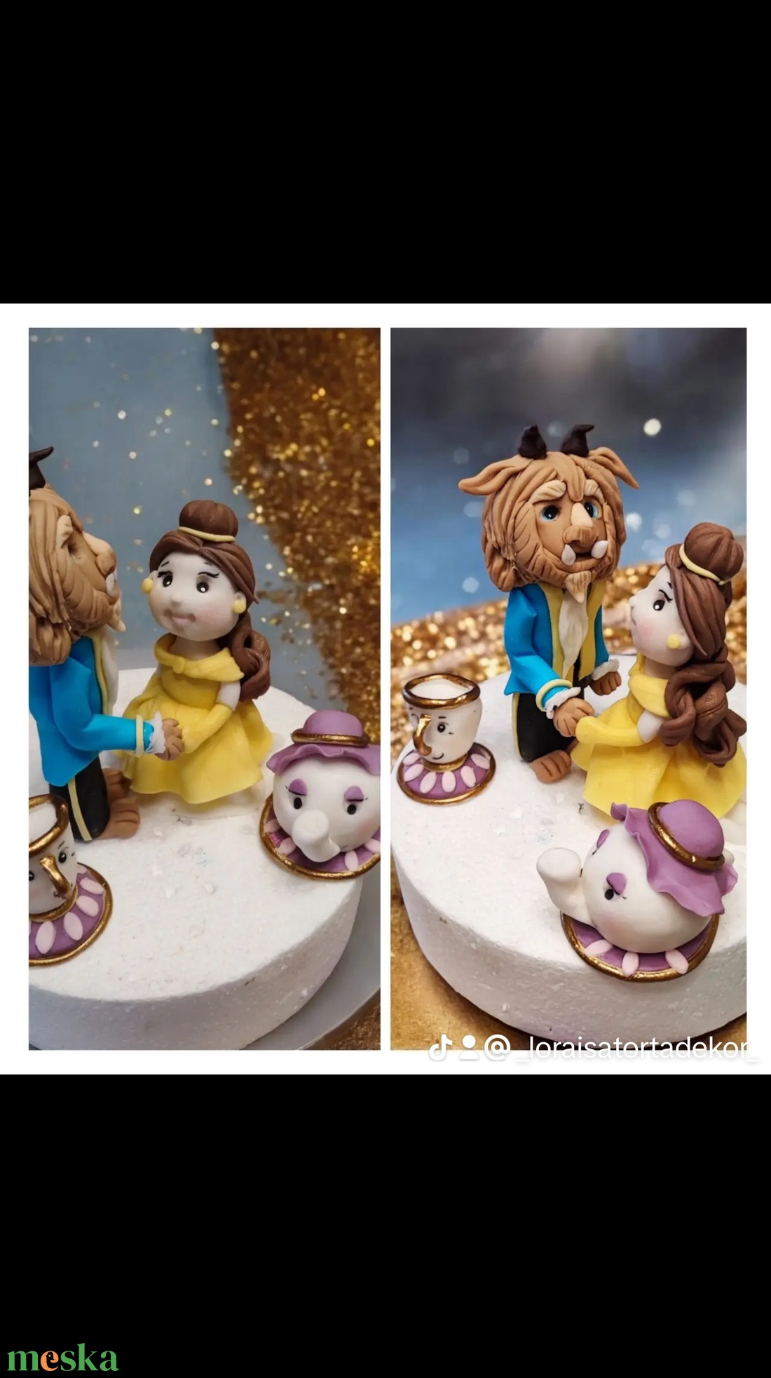 Szépség és a szörnyeteg szett tortadekor cukorfigura - otthon & életmód - konyhafelszerelés, tálalás - sütés, főzés - sütidísz - Meska.hu Szépség és a szörnyeteg szett tortadekor cukorfigura - otthon & életmód - konyhafelszerelés, tálalás - sütés, főzés - sütidísz - Meska.hu