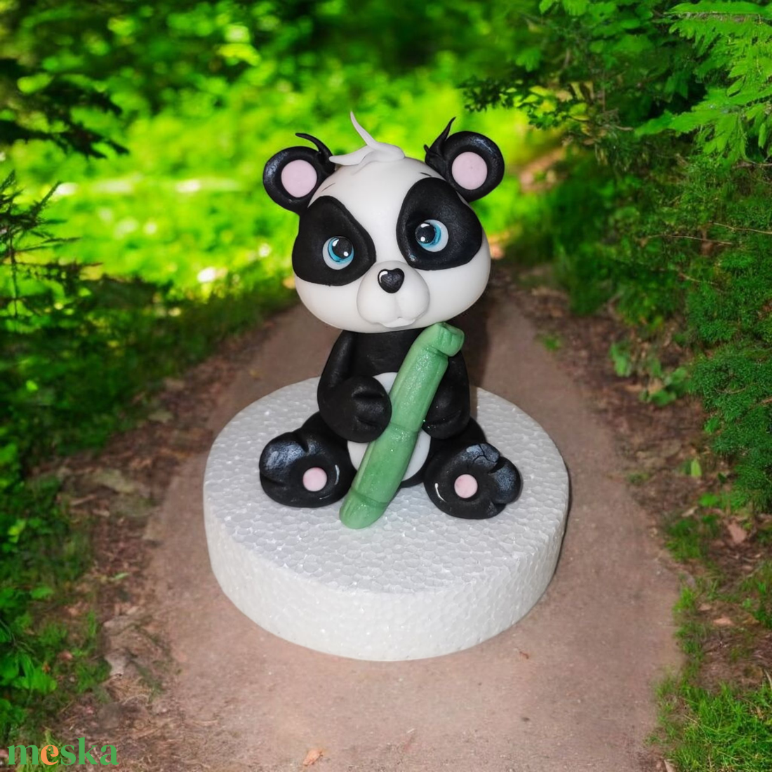 Pandamaci cukormassza cukorfigura - otthon & életmód - konyhafelszerelés, tálalás - sütés, főzés - sütidísz - Meska.hu