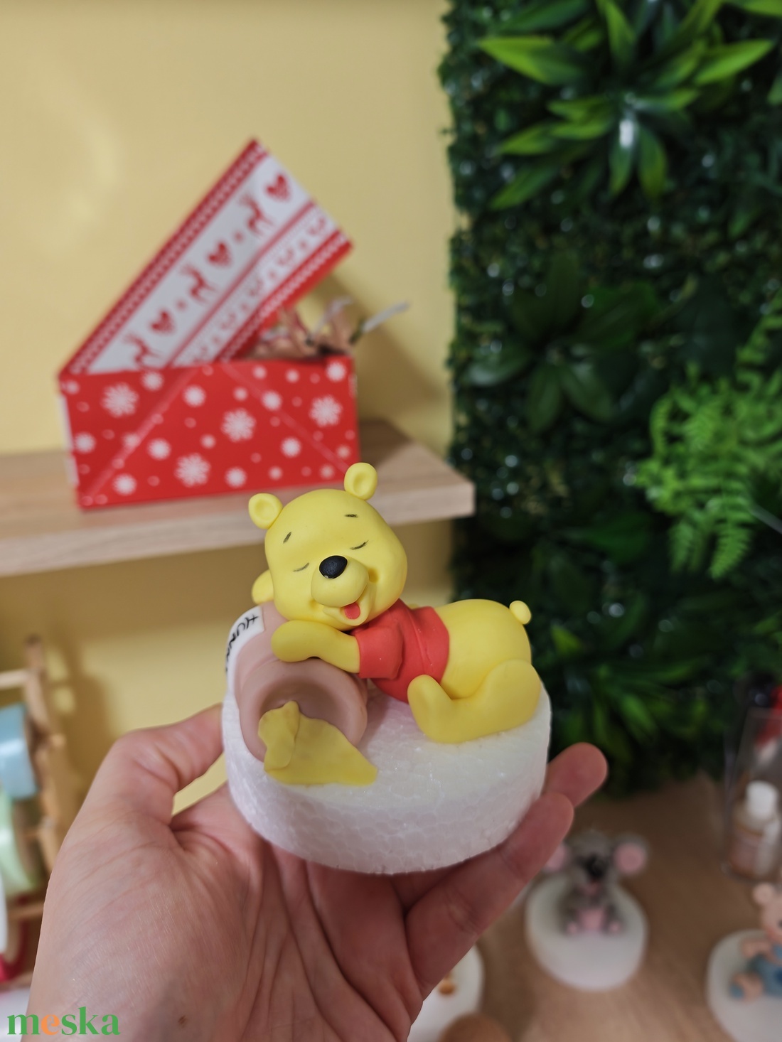Micimackó cukormassza cukorfigura - otthon & életmód - konyhafelszerelés, tálalás - sütés, főzés - sütidísz - Meska.hu