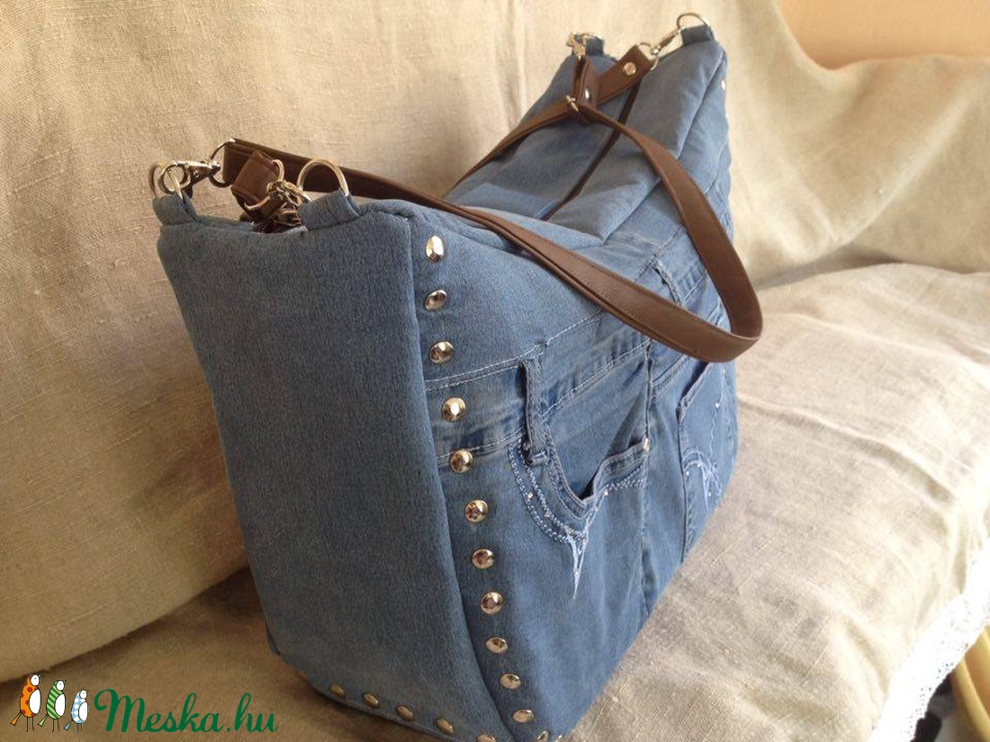 Szegecses farmer táska -  - Meska.hu