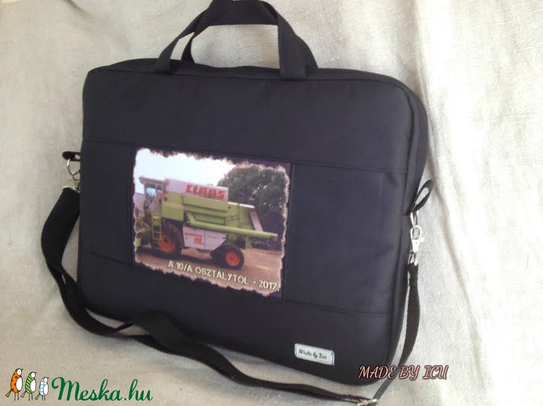 Laptop táska vízlepergetős anyagból -  - Meska.hu