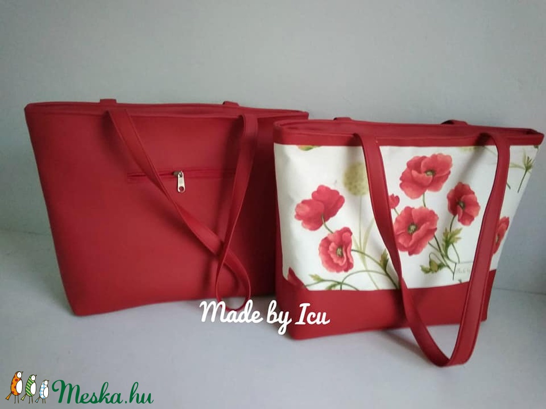 Pipacsos táska -  - Meska.hu