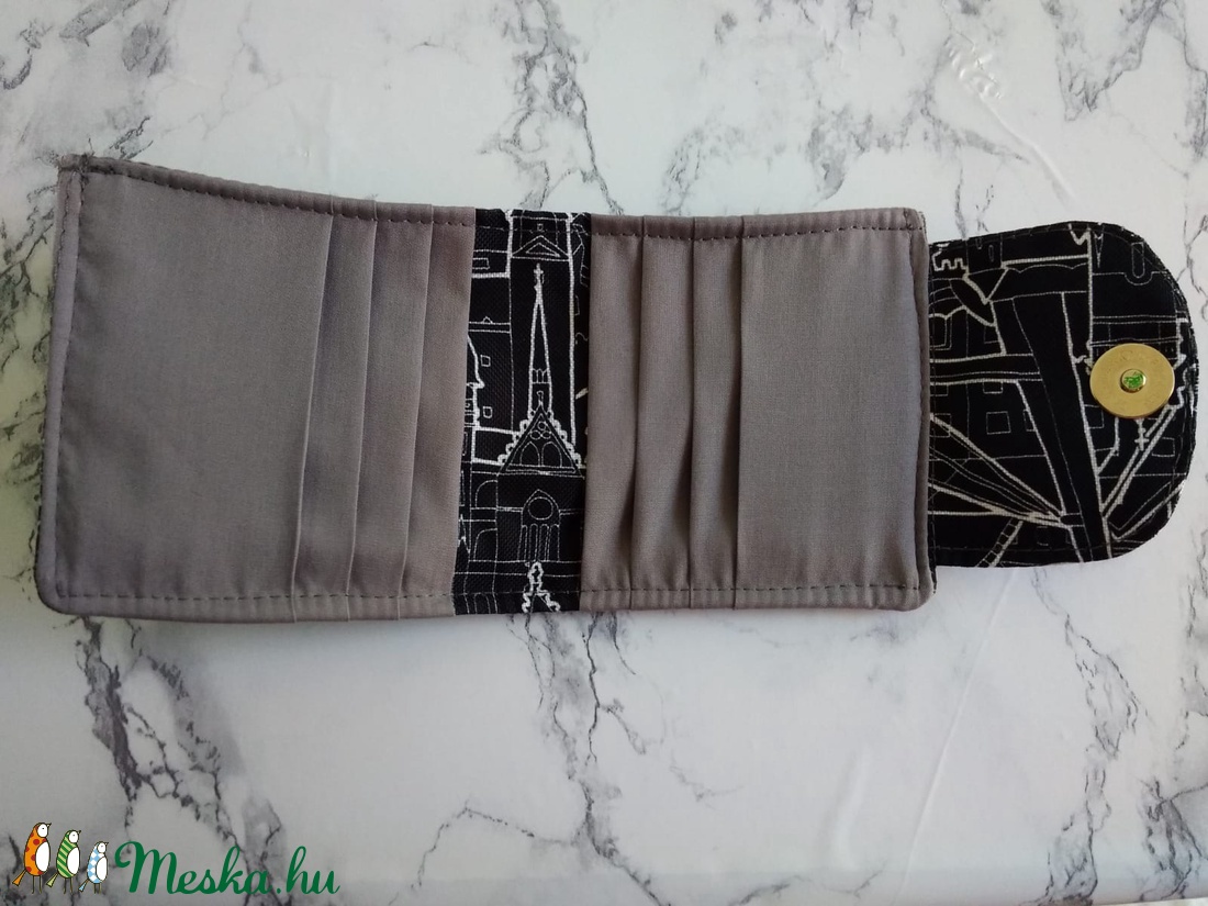 XS méretű házas pénztárca - táska & tok - pénztárca & más tok - pénztárca - Meska.hu