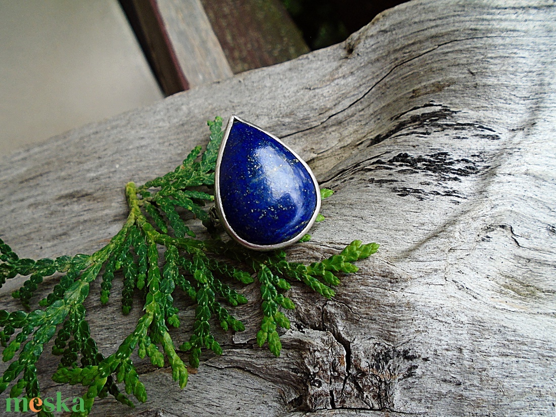 Ezüst Gyűrű Ag925/1000 Lapis Lazuli - ékszer - gyűrű - statement gyűrű - Meska.hu Ezüst Gyűrű Ag925/1000 Lapis Lazuli - ékszer - gyűrű - statement gyűrű - Meska.hu