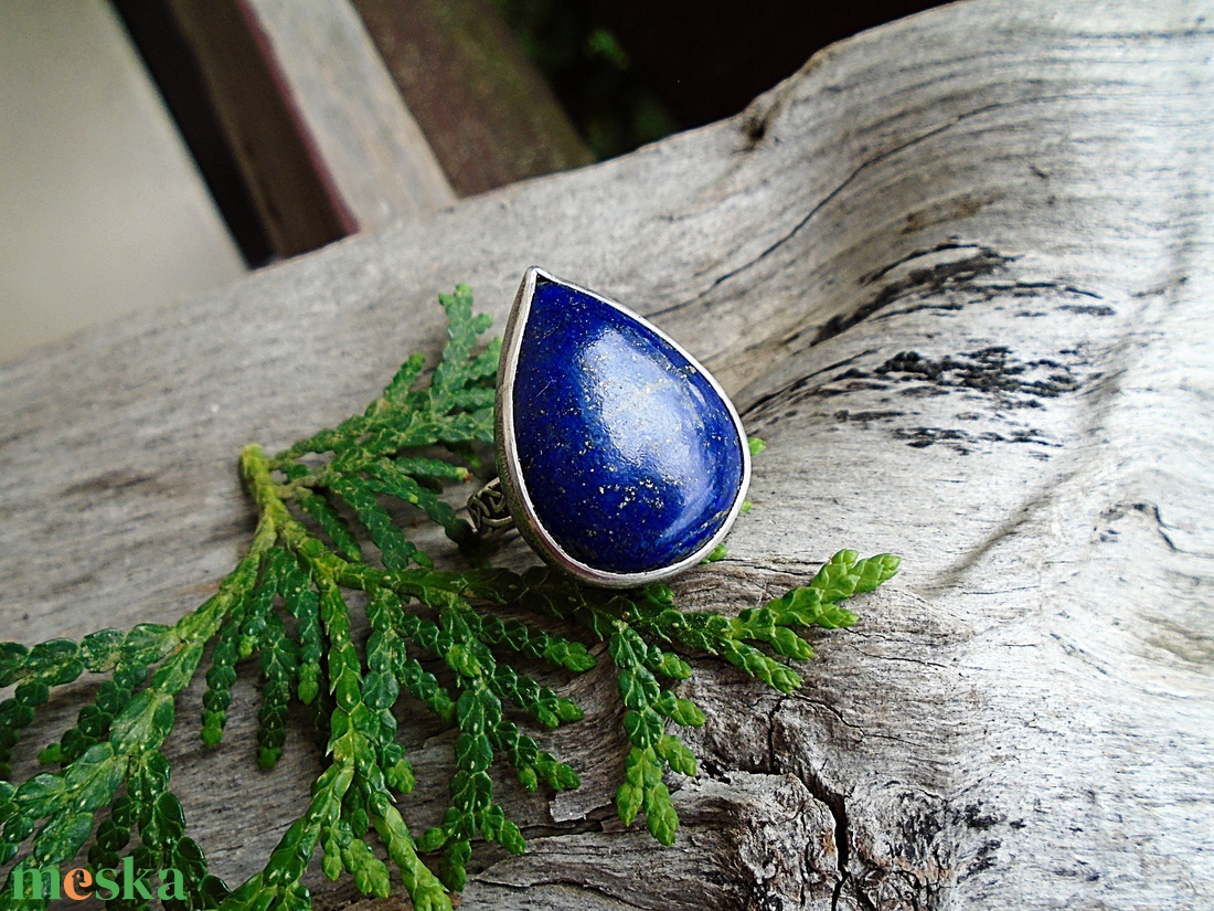 Ezüst Gyűrű Ag925/1000 Lapis Lazuli - ékszer - gyűrű - statement gyűrű - Meska.hu Ezüst Gyűrű Ag925/1000 Lapis Lazuli - ékszer - gyűrű - statement gyűrű - Meska.hu