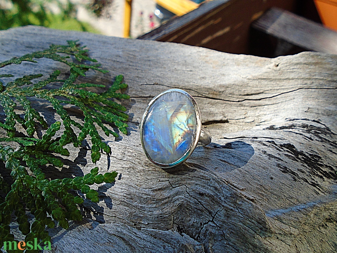 Ezüst Gyűrű Ag925/1000 Holdkő - ékszer - gyűrű - statement gyűrű - Meska.hu Ezüst Gyűrű Ag925/1000 Holdkő - ékszer - gyűrű - statement gyűrű - Meska.hu