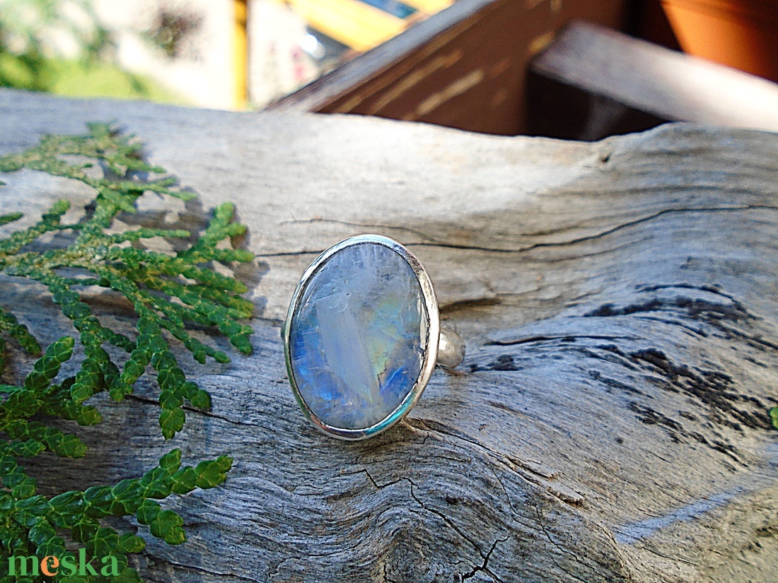 Ezüst Gyűrű Ag925/1000 Holdkő - ékszer - gyűrű - statement gyűrű - Meska.hu Ezüst Gyűrű Ag925/1000 Holdkő - ékszer - gyűrű - statement gyűrű - Meska.hu