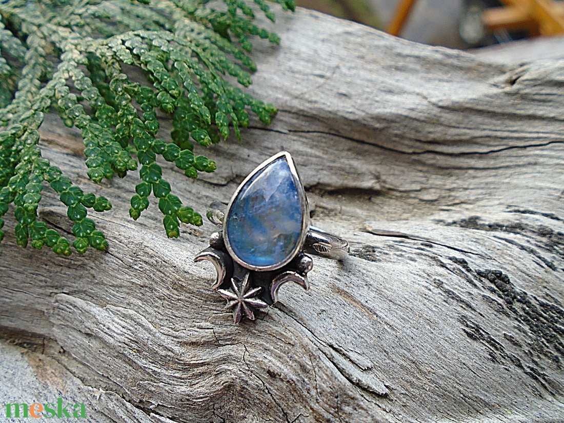 Ezüst Gyűrű Ag925/1000 Holdkő - ékszer - gyűrű - statement gyűrű - Meska.hu