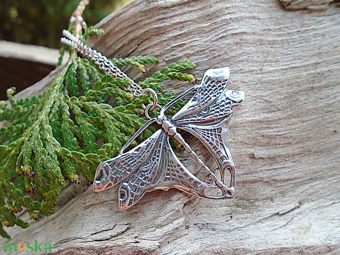 Ezüst medál Ag925/1000 Szitakötő - ékszer - nyaklánc - medál - Meska.hu