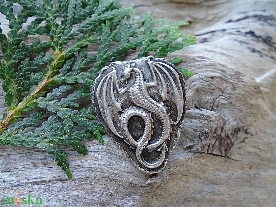 Ón bross - Sárkány - ékszer - kitűző és bross - Meska.hu