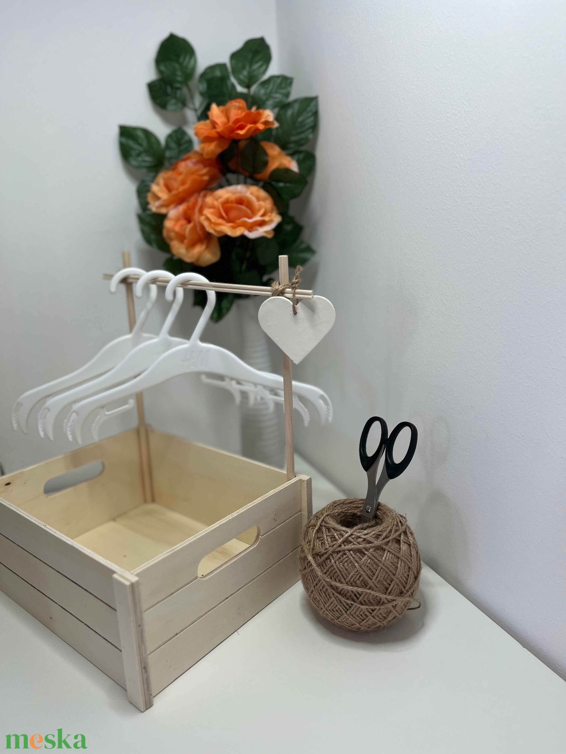 Baba box (fa dekoráció + egyéb kiegészítőkkel is kérhető) - játék & sport - babalátogató ajándékcsomag - Meska.hu