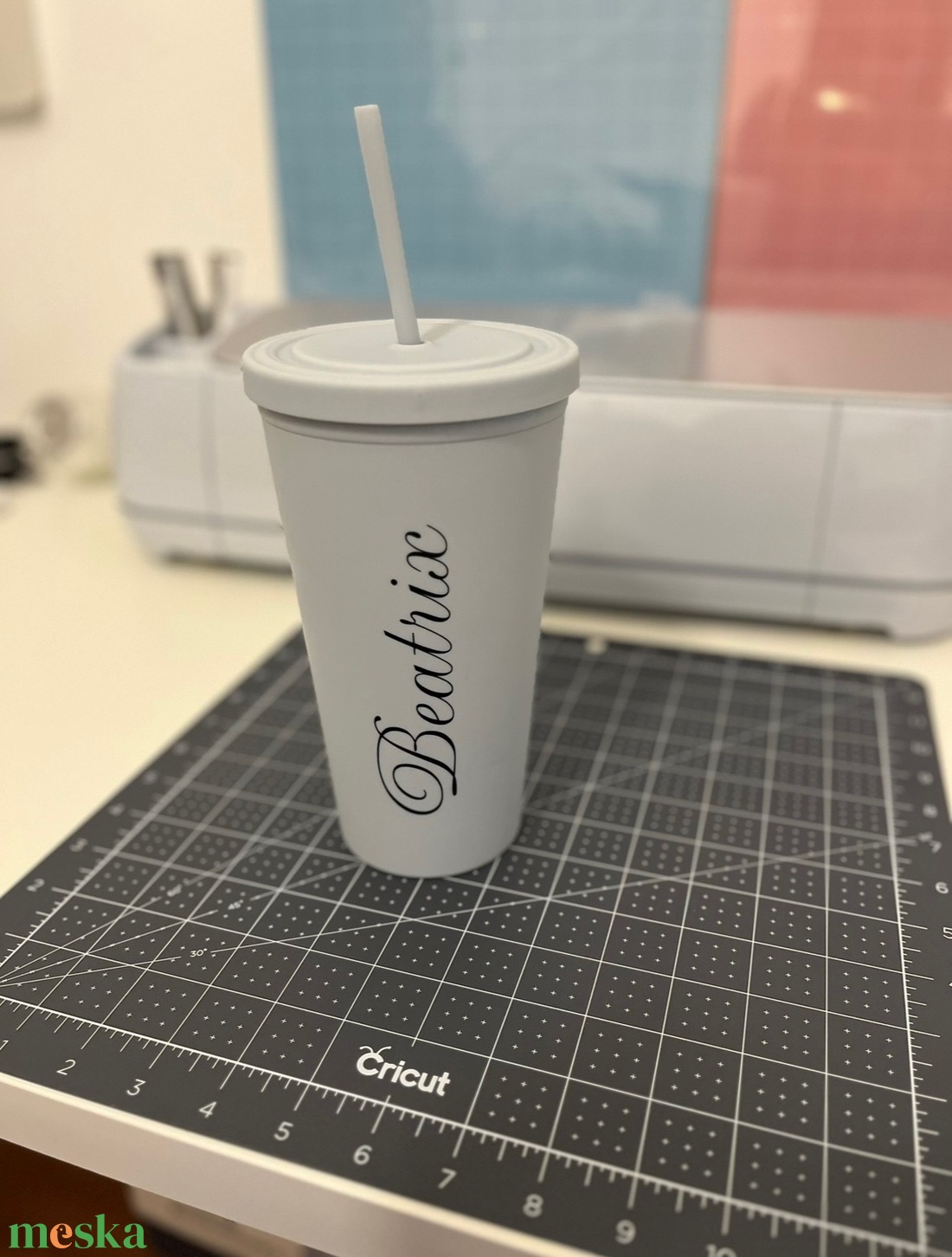  Névre szóló szívószálas pohár � egyedi ajándék gyerekeknek és felnőtteknek - otthon & életmód - konyhafelszerelés, tálalás - tálalás - pohár - Meska.hu