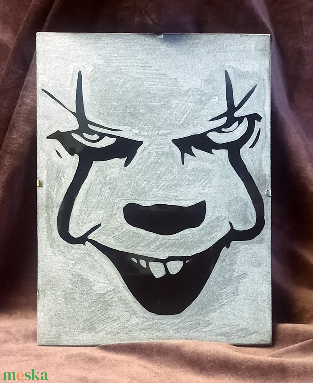 Pennywise kép - otthon & életmód - dekoráció - kép & falikép - üvegkép - Meska.hu