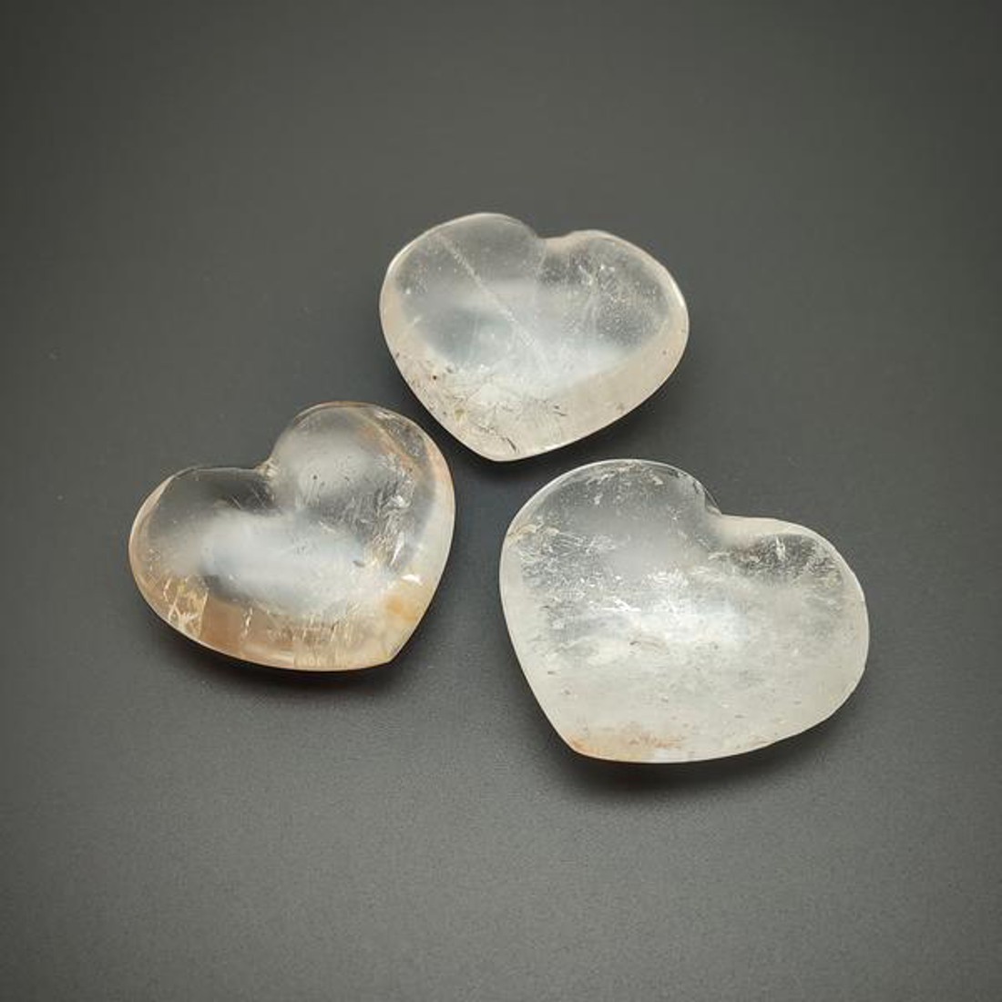 Szív Hegyikristály 3-4cm (MDG) - kellékek & szerszámok - ásvány alapanyag - ásvány figura - Meska.hu