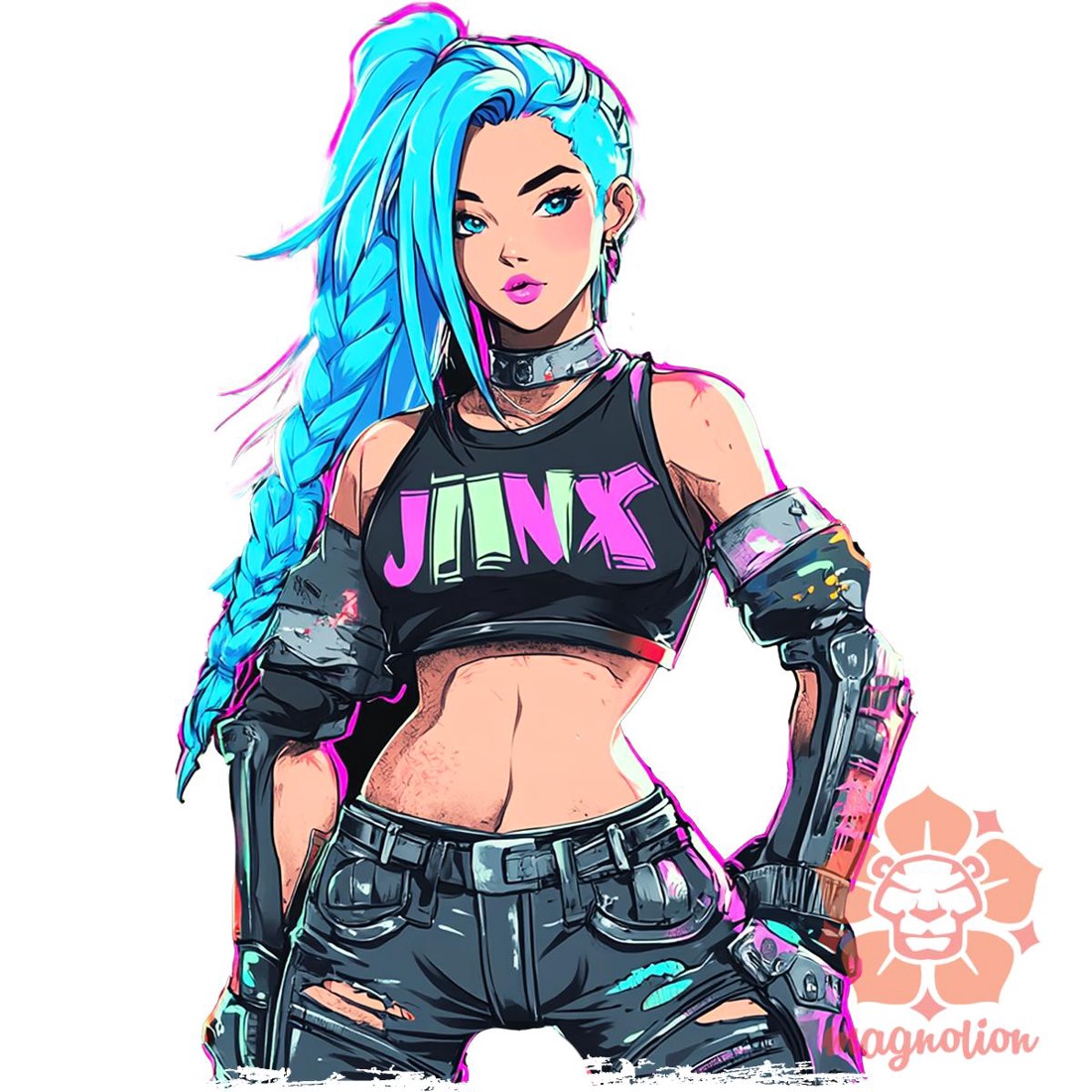 Anime Jinx fanart v1 férfi póló - ruha & divat - férfi ruha - póló - Meska.hu Anime Jinx fanart v1 férfi póló - ruha & divat - férfi ruha - póló - Meska.hu