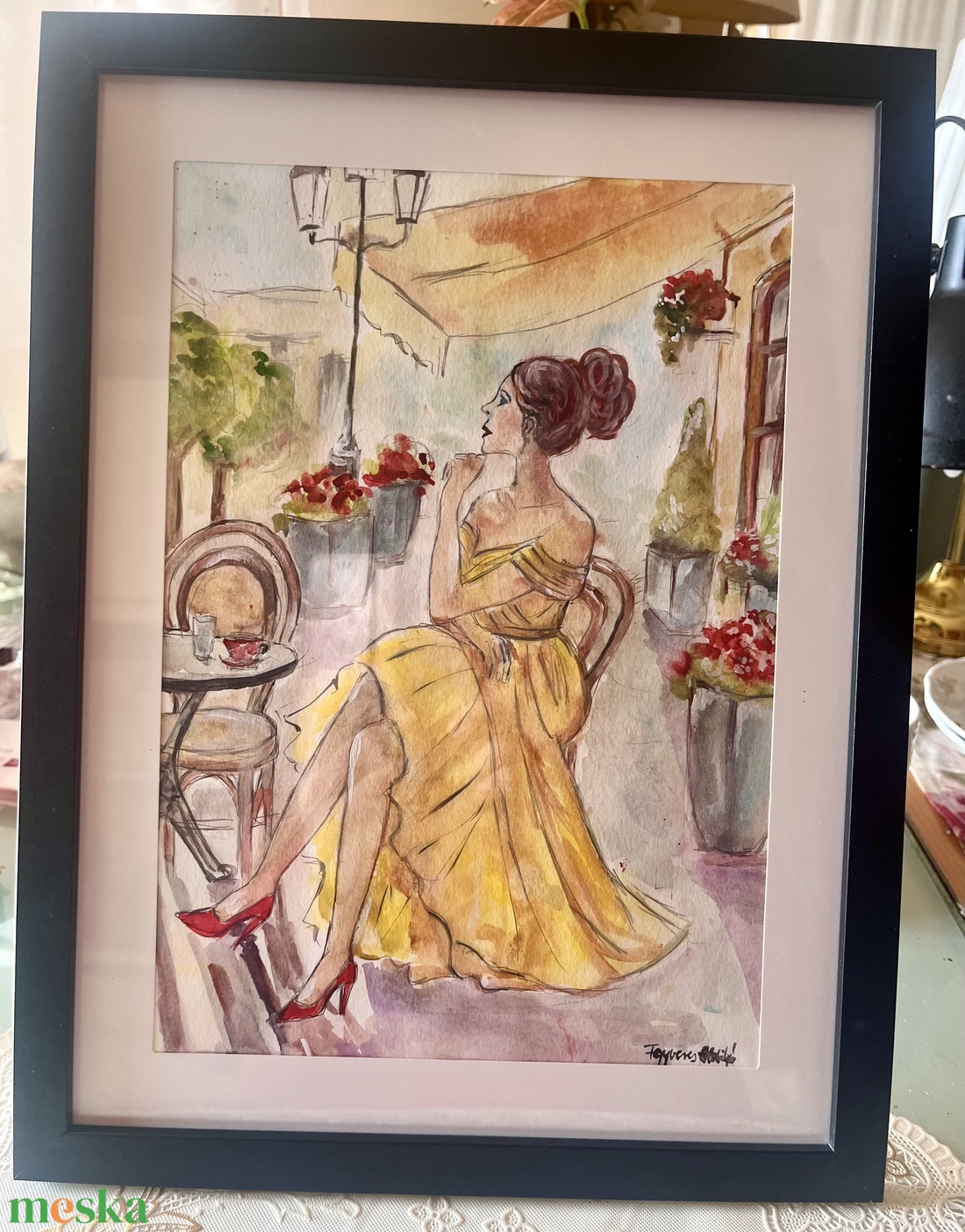 Nyári délután-akvarell festmény - művészet - festmény - akvarell - Meska.hu