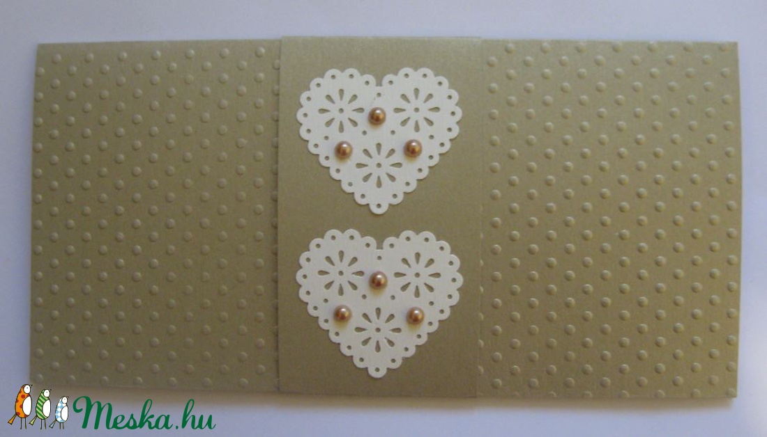Nászajándék boríték (ajándékutalvány átadó) 20x10 cm - dombormintás jókívánság kártyával - - Meska.hu Nászajándék boríték (ajándékutalvány átadó) 20x10 cm - dombormintás jókívánság kártyával - - Meska.hu