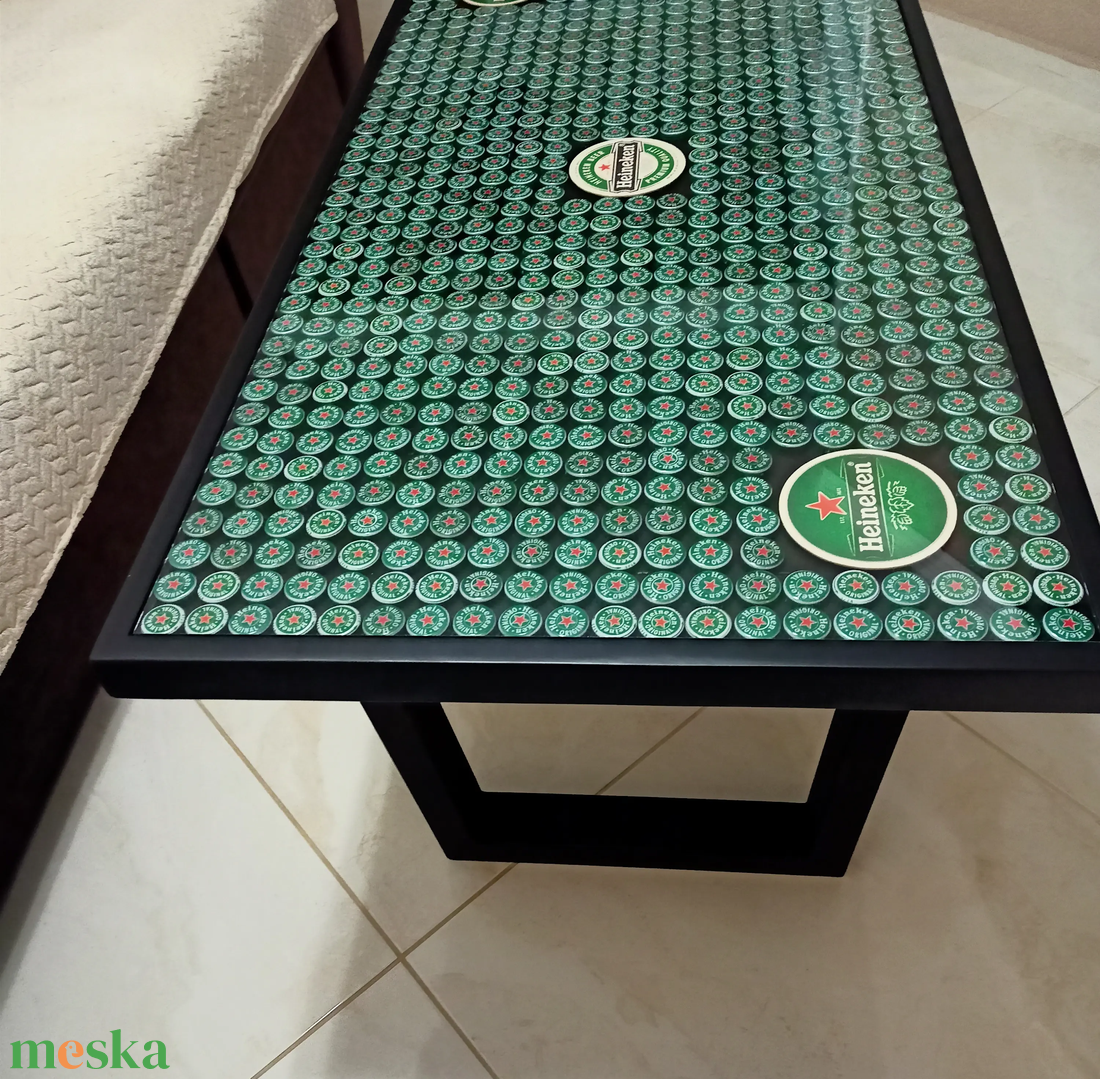 Dohányzó asztal Heineken  - otthon & életmód - bútor - asztal - Meska.hu