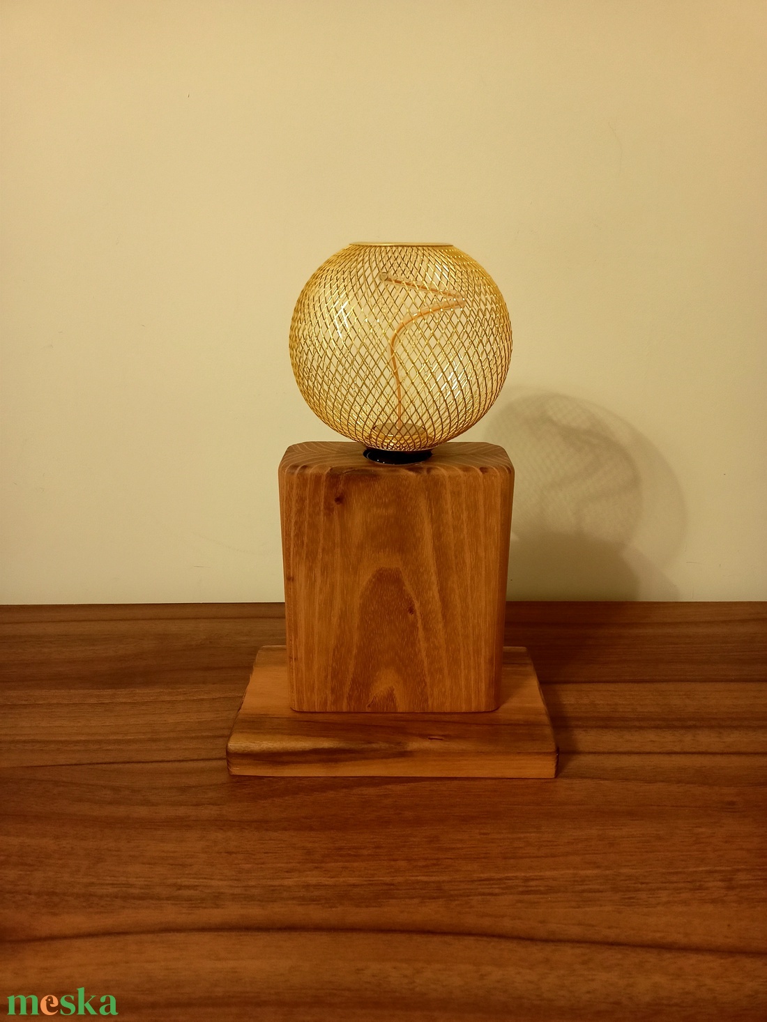 Tölgyfa dekor lámpa  - otthon & életmód - lámpa - hangulatlámpa - Meska.hu