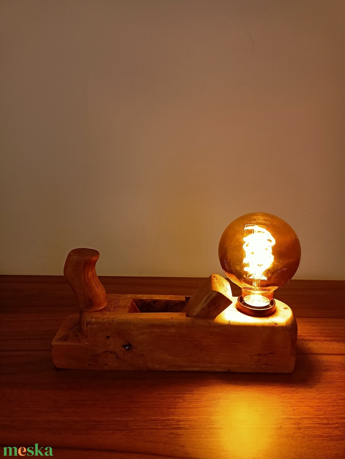 Dekor lámpa gyalu dizájn  - otthon & életmód - lámpa - hangulatlámpa - Meska.hu