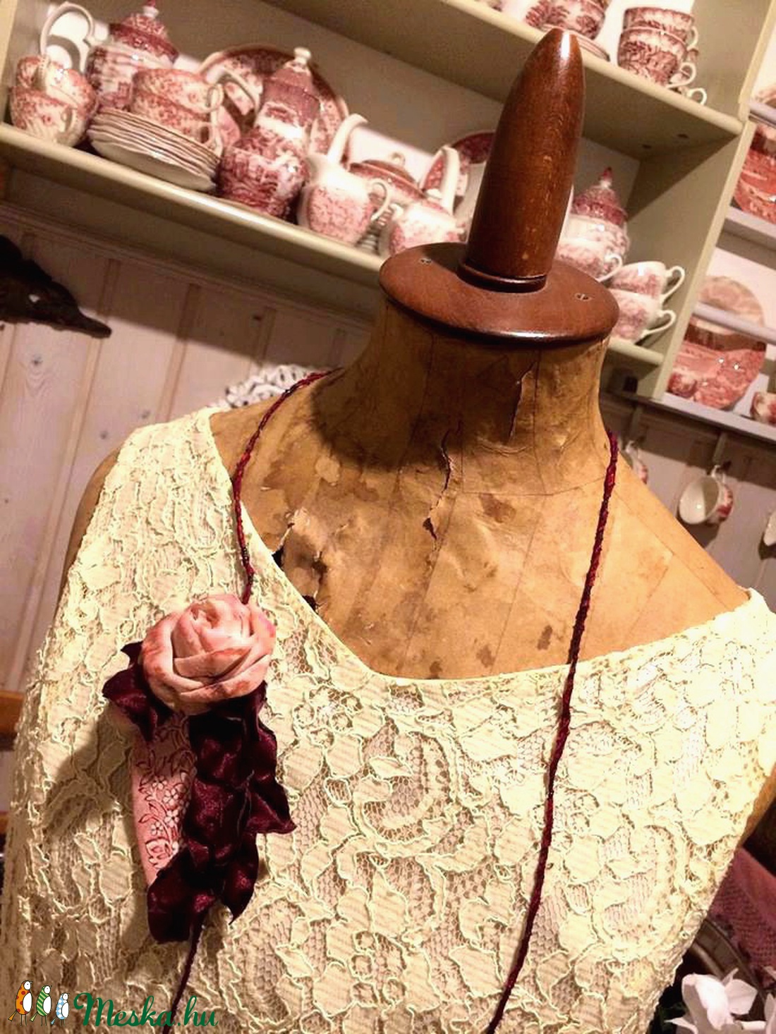 A régi angol porcelánok kedvelőinek - nyakék - - Meska.hu A régi angol porcelánok kedvelőinek - nyakék - - Meska.hu
