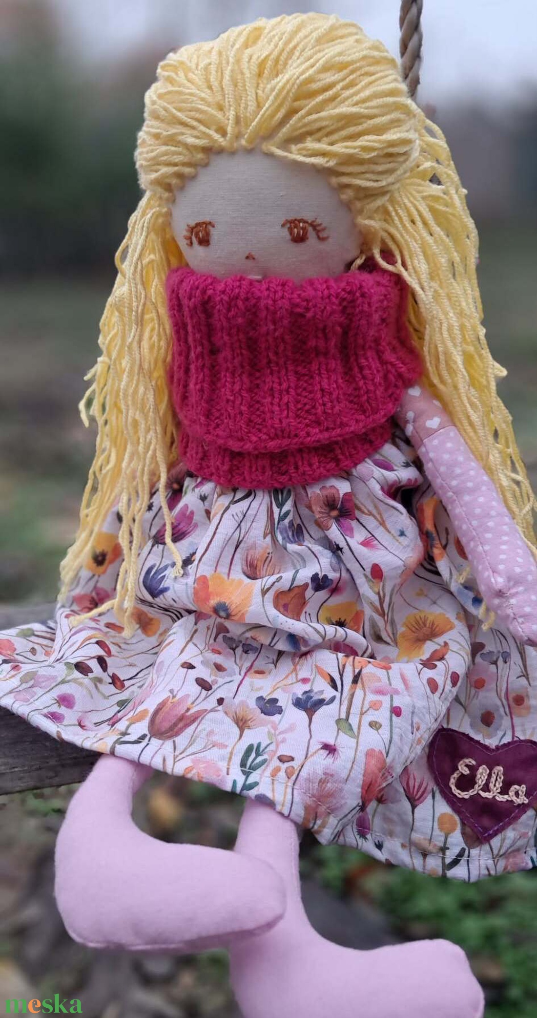 Lány baba - játék & sport - plüssállat & játékfigura - ember - Meska.hu