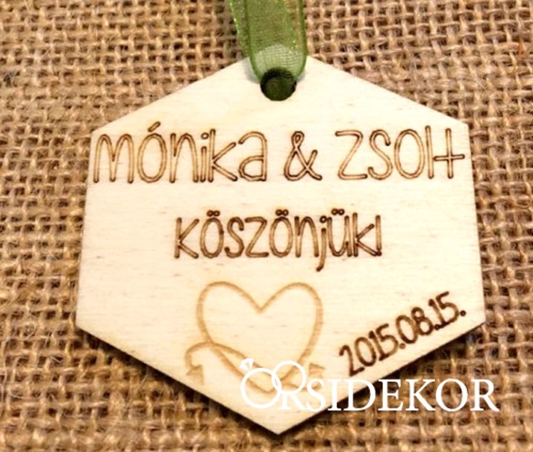 Köszönetajándék fa kulcstartó hexagon - esküvő - emlék & ajándék - köszönőajándék - Meska.hu Köszönetajándék fa kulcstartó hexagon - esküvő - emlék & ajándék - köszönőajándék - Meska.hu