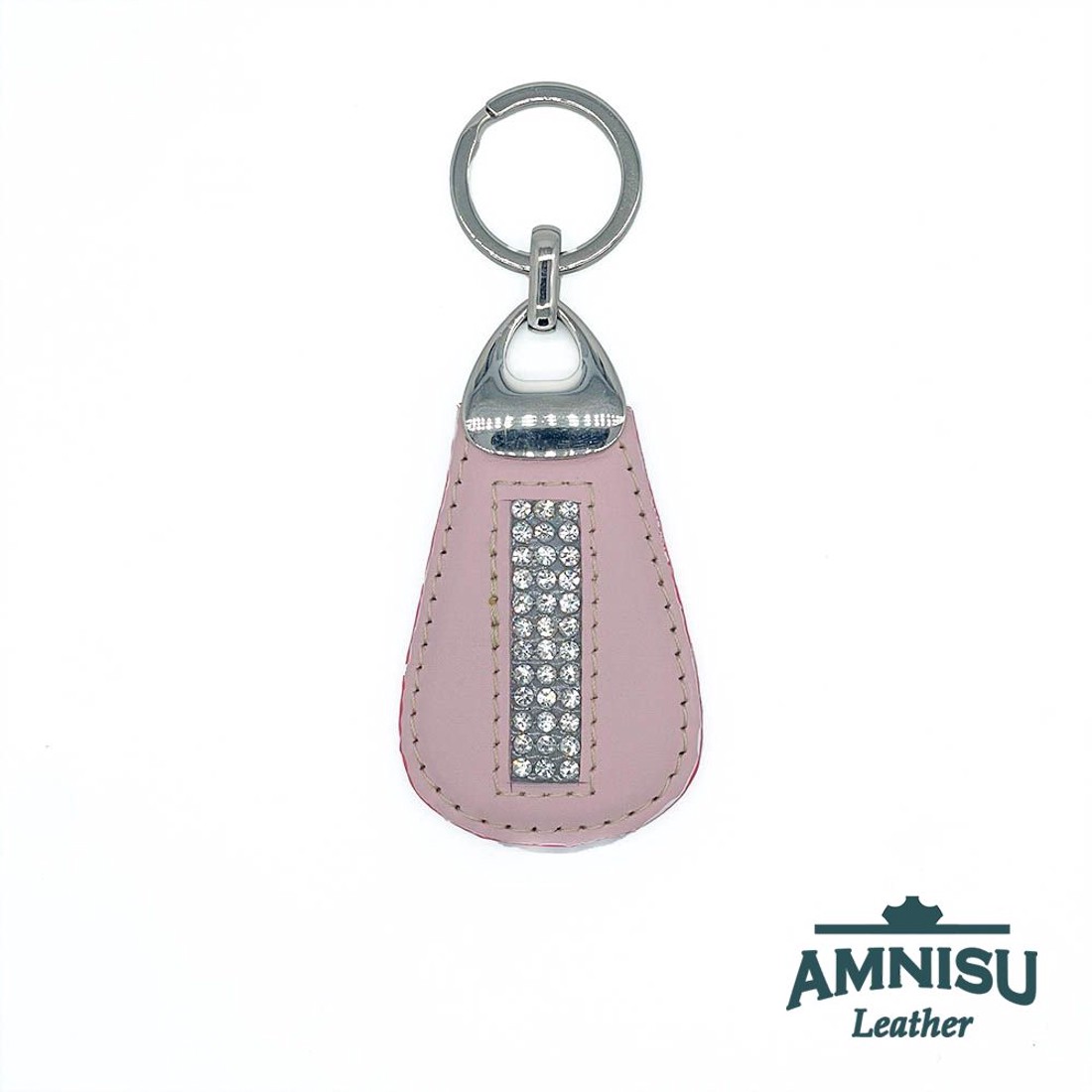 Rózsaszín csepp alakú swarovski köves kulcstartó H4020 - táska & tok - kulcstartó & táskadísz - kulcstartó - Meska.hu