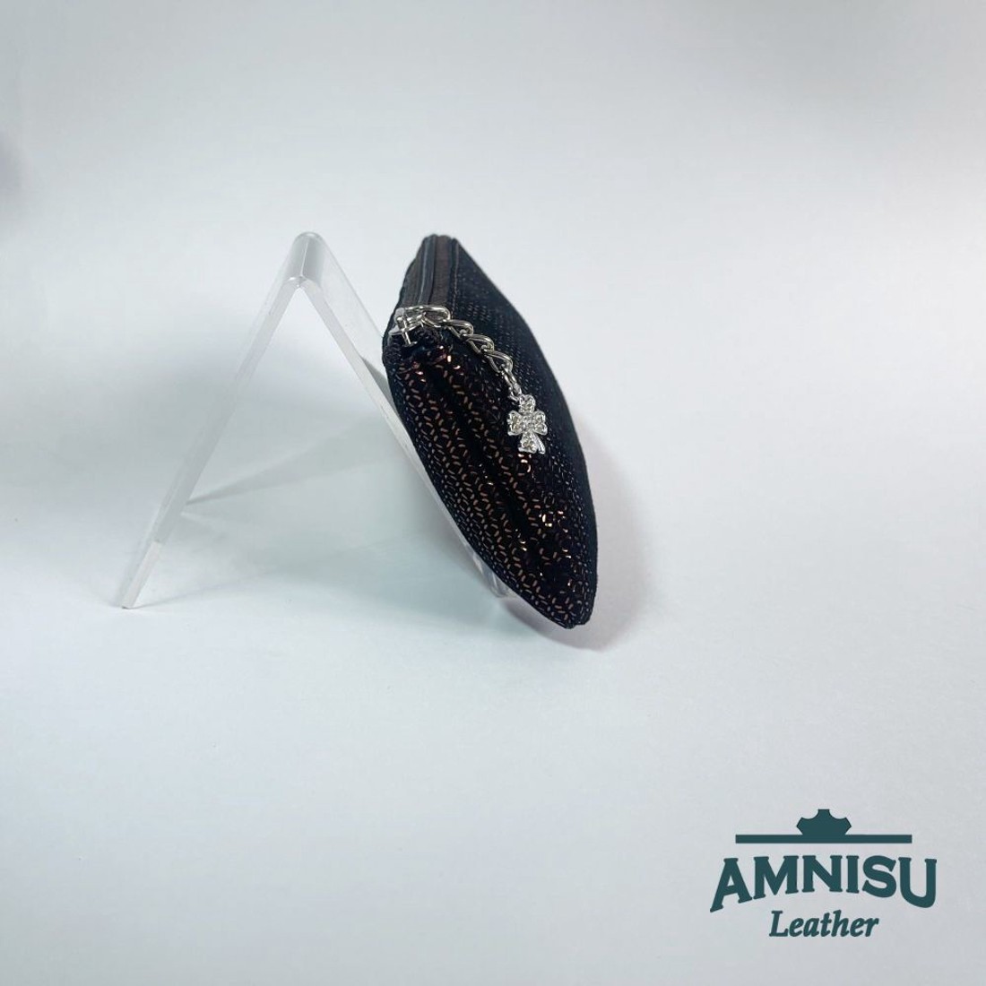 Bronz mintás egy cipzáras kulcstartó A9016 - táska & tok - kulcstartó & táskadísz - kulcstartó - Meska.hu