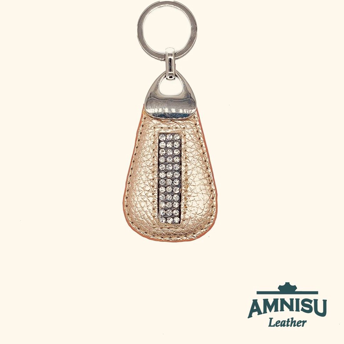 Rosegold csepp alakú swarovski köves kulcstartó H2014 - táska & tok - kulcstartó & táskadísz - kulcstartó - Meska.hu