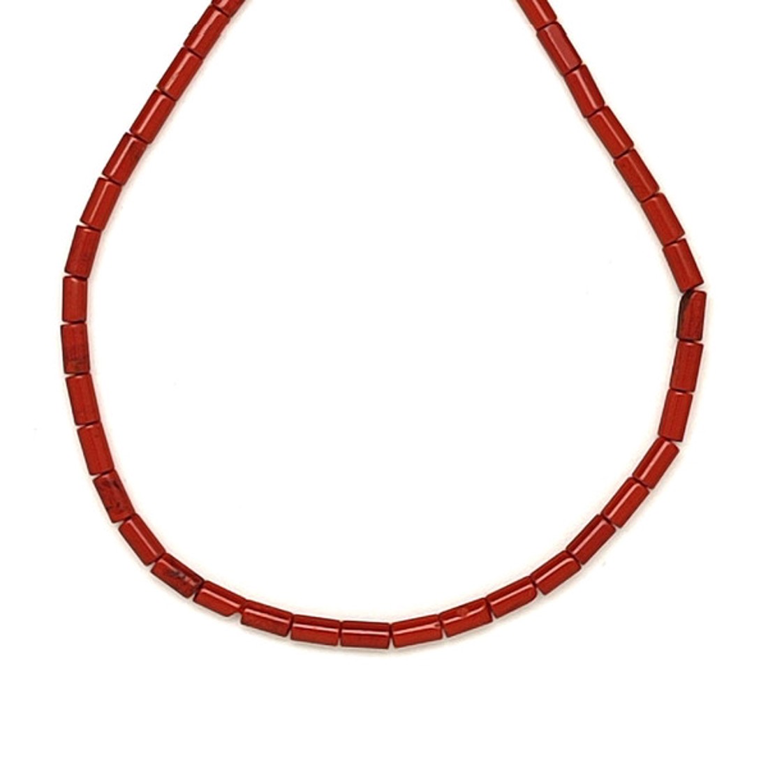 Jáspis vörös henger 2x4 mm, 38 cm � ásványfüzér, ékszer alapanyag - kellékek & szerszámok - ásvány alapanyag - ásványfüzér - Meska.hu