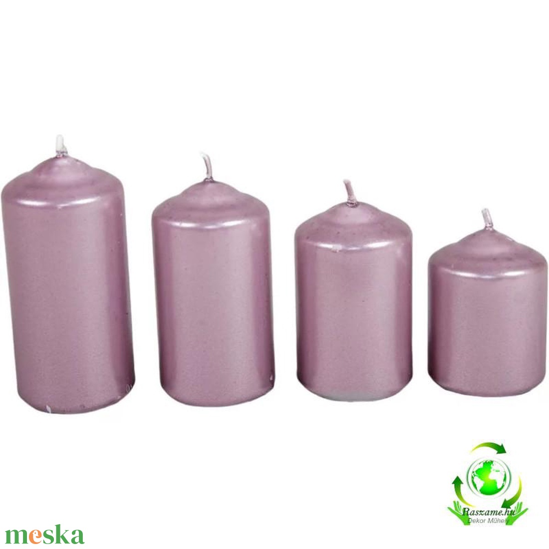 Metál 40 mm lépcsős gyertya szett - halvány lila - kellékek & szerszámok - dekorációs kellékek - dekorációs gyertya - Meska.hu Metál 40 mm lépcsős gyertya szett - halvány lila - kellékek & szerszámok - dekorációs kellékek - dekorációs gyertya - Meska.hu