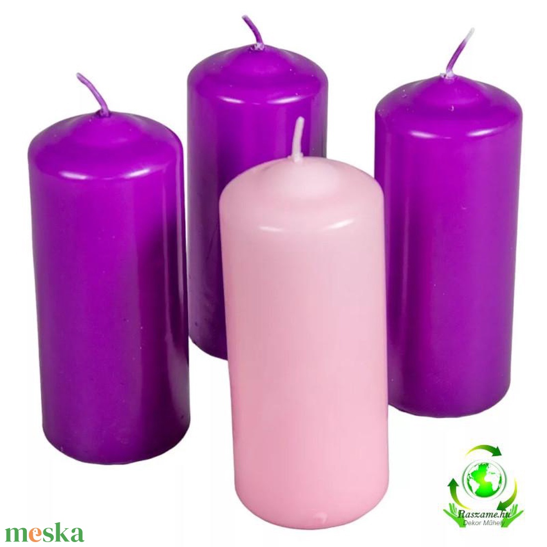 Mártott henger gyertya 50x120 mm - 3lila 1rózsaszín - kellékek & szerszámok - dekorációs kellékek - dekorációs gyertya - Meska.hu Mártott henger gyertya 50x120 mm - 3lila 1rózsaszín - kellékek & szerszámok - dekorációs kellékek - dekorációs gyertya - Meska.hu