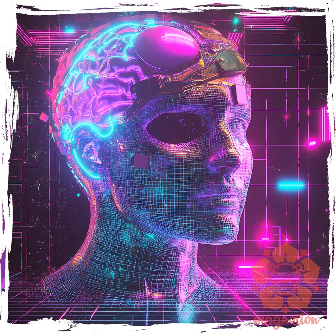 Vaporwave v2 férfi póló - ruha & divat - férfi ruha - póló - Meska.hu