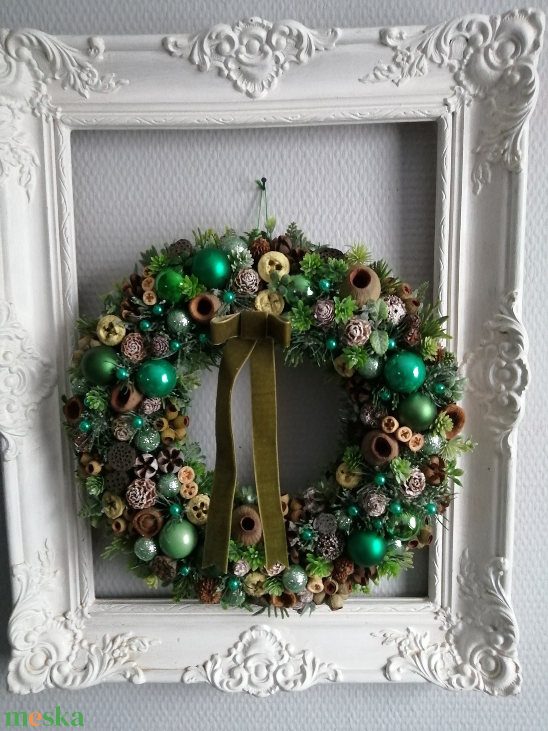 Karácsonyi ajtódísz, lakás dekoráció - zöld - karácsony - adventi díszek - adventi ajtódísz - Meska.hu Karácsonyi ajtódísz, lakás dekoráció - zöld - karácsony - adventi díszek - adventi ajtódísz - Meska.hu