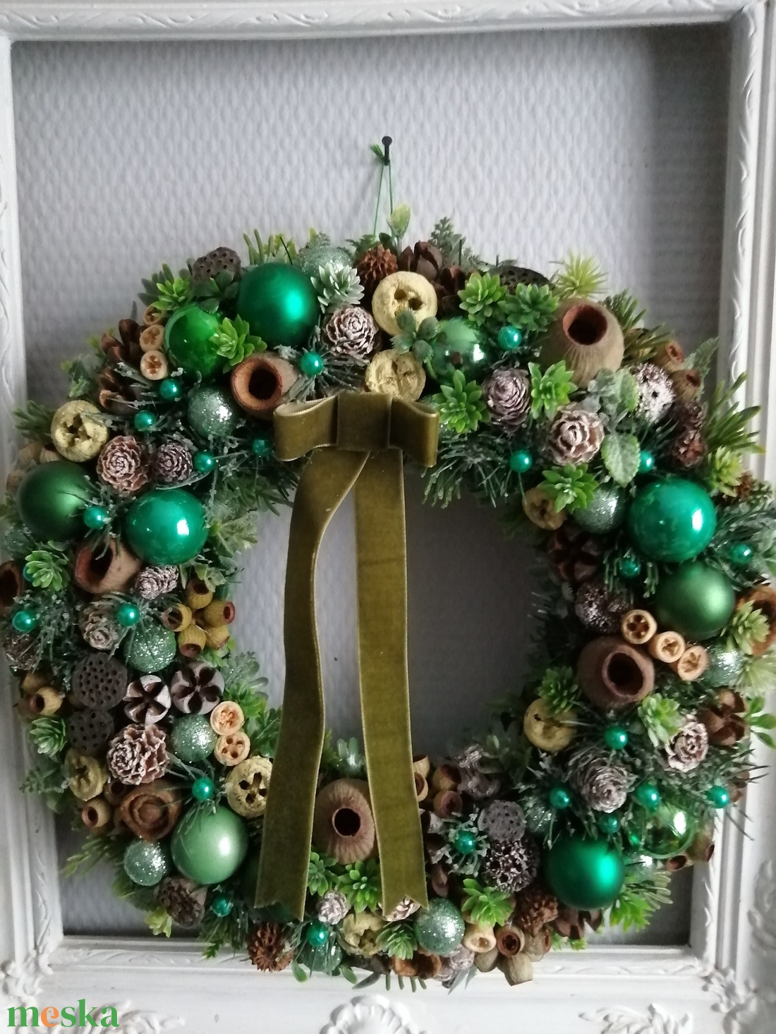 Karácsonyi ajtódísz, lakás dekoráció - zöld - karácsony - adventi díszek - adventi ajtódísz - Meska.hu Karácsonyi ajtódísz, lakás dekoráció - zöld - karácsony - adventi díszek - adventi ajtódísz - Meska.hu