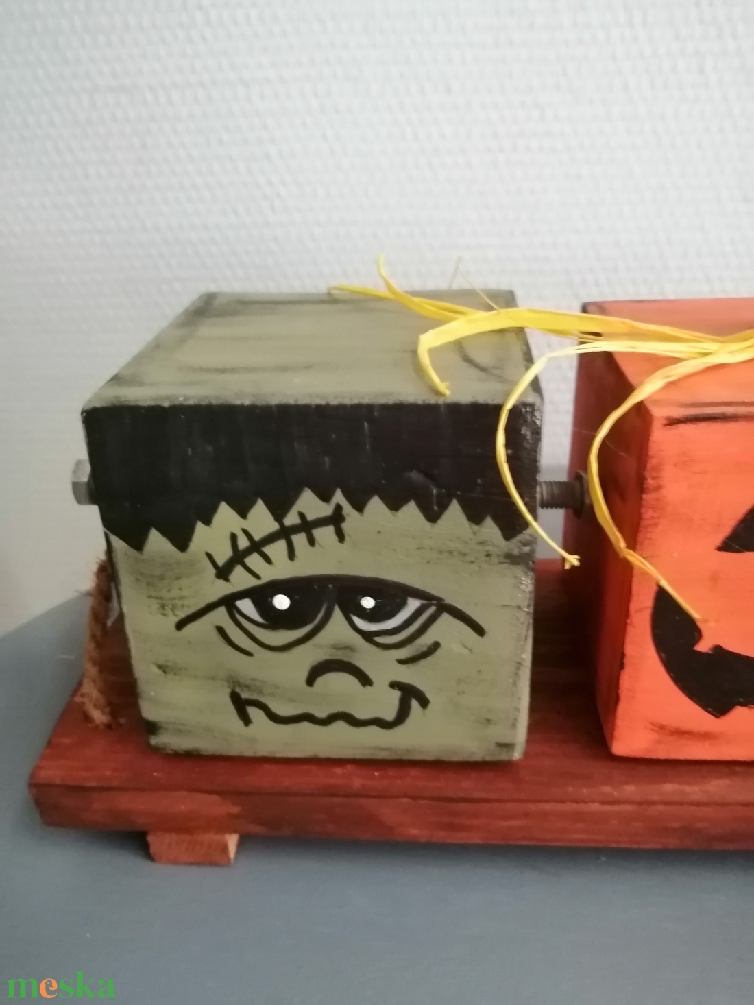 Halloweeni - őszi dekoráció, lakás dekoráció - otthon & életmód - dekoráció - asztal és polc dekoráció - asztaldísz - Meska.hu