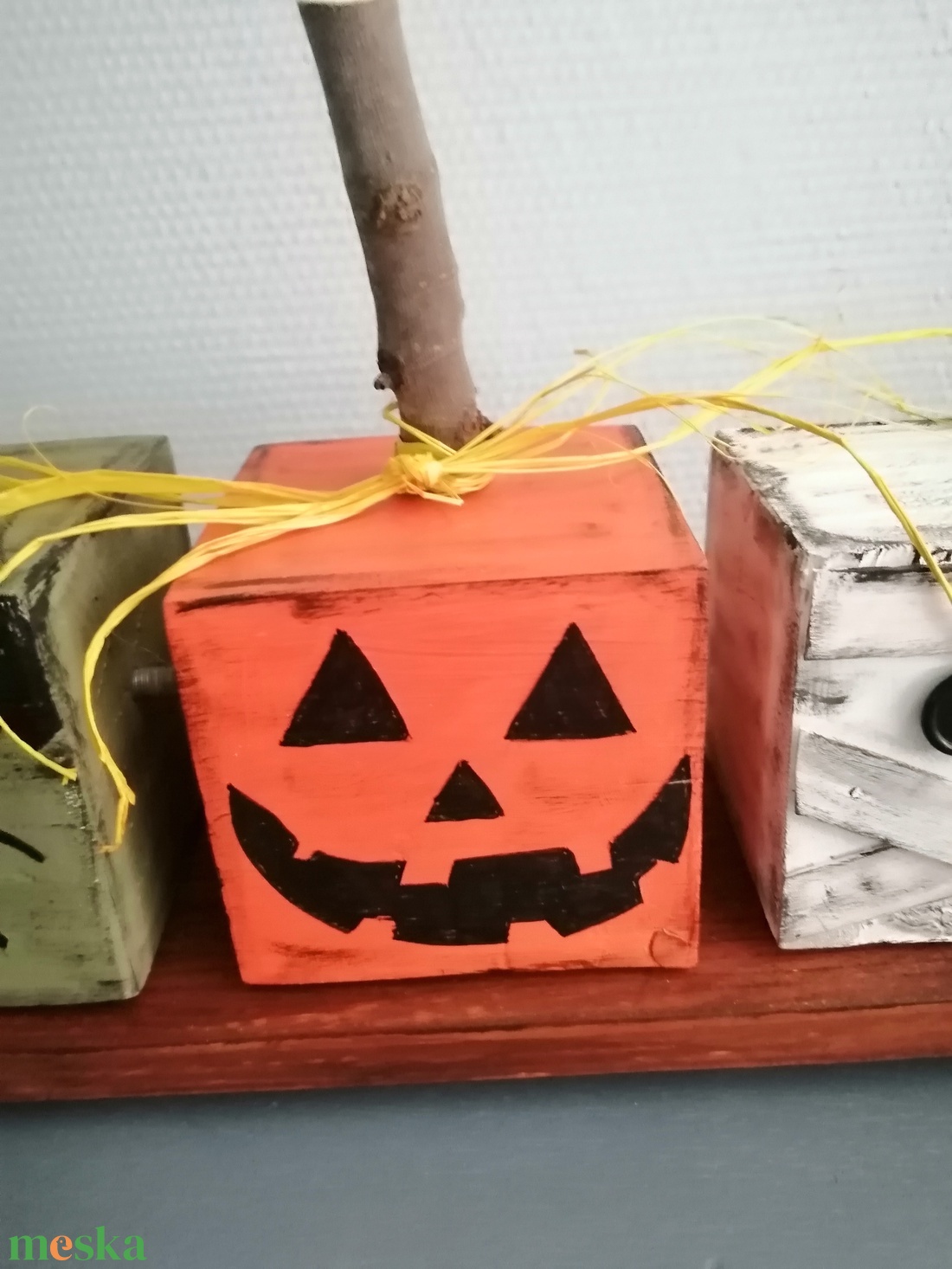 Halloweeni - őszi dekoráció, lakás dekoráció - otthon & életmód - dekoráció - asztal és polc dekoráció - asztaldísz - Meska.hu