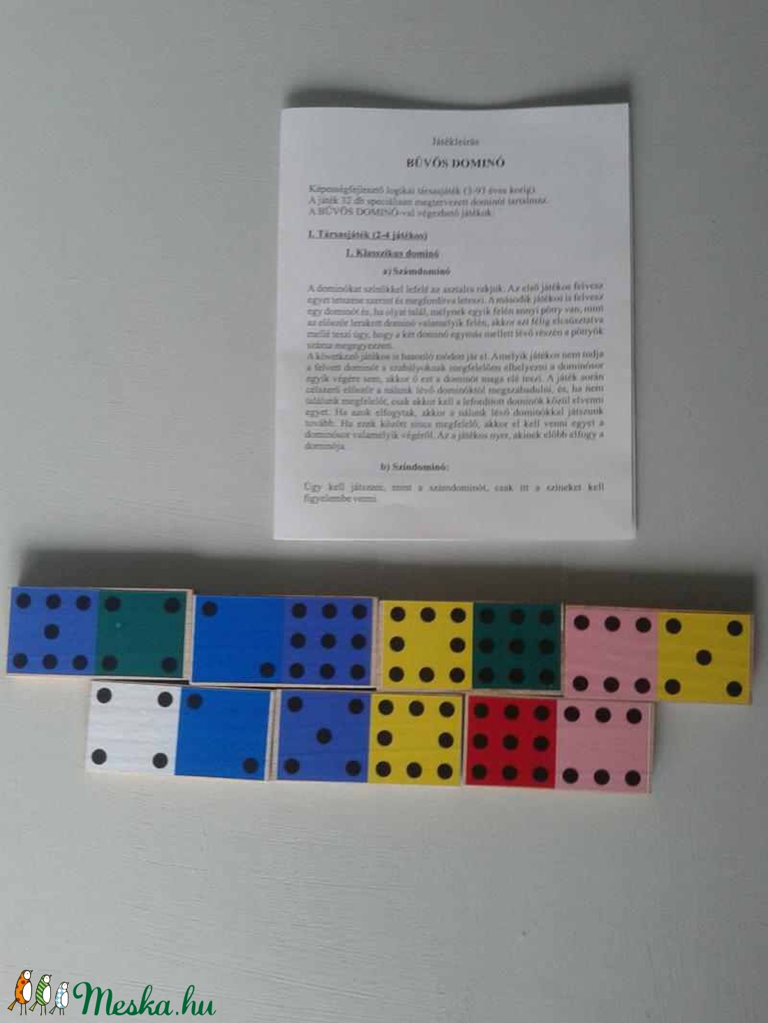 Búvös dominó -  - Meska.hu