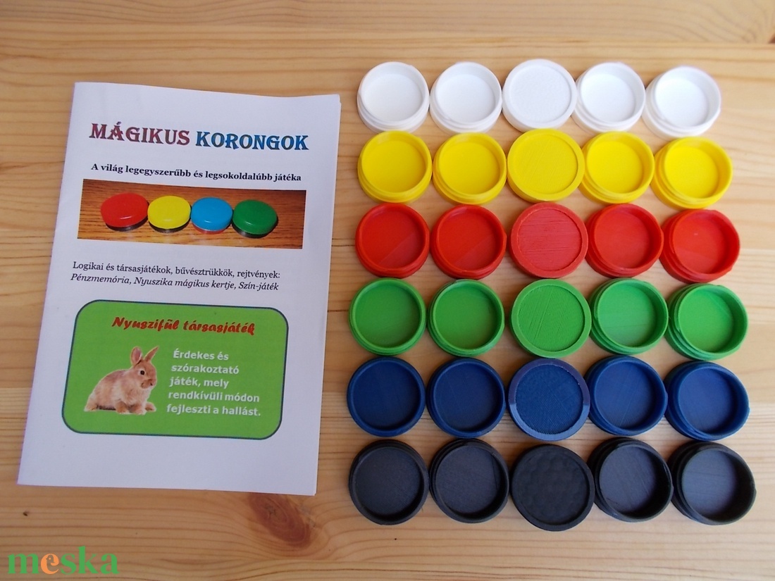 Mágikus Korongok - játék & sport - készségfejlesztő és logikai játék - logikai játékok - Meska.hu