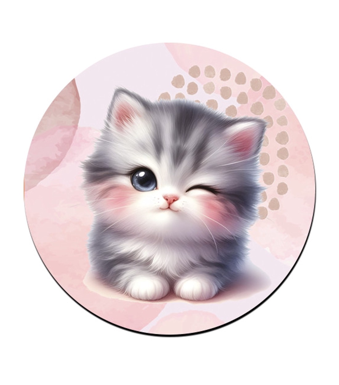 Kacsintós tündéri cica mintás bögre alátét -  - Meska.hu