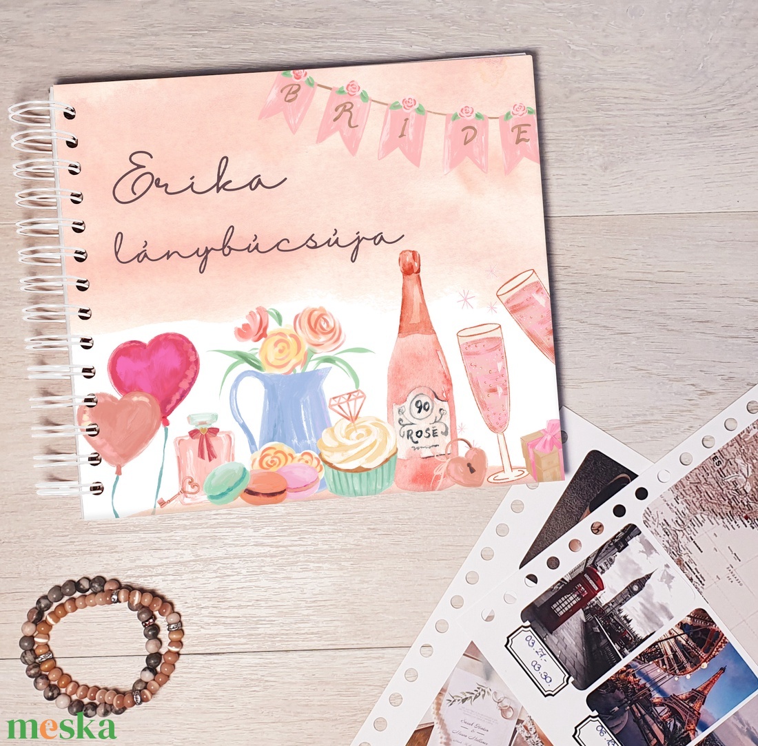 Lánybúcsús emlékkönyv, fotóalbum, napló, Scrapbook (barack) - névre szóló - esküvő - lánybúcsú - Meska.hu Lánybúcsús emlékkönyv, fotóalbum, napló, Scrapbook (barack) - névre szóló - esküvő - lánybúcsú - Meska.hu