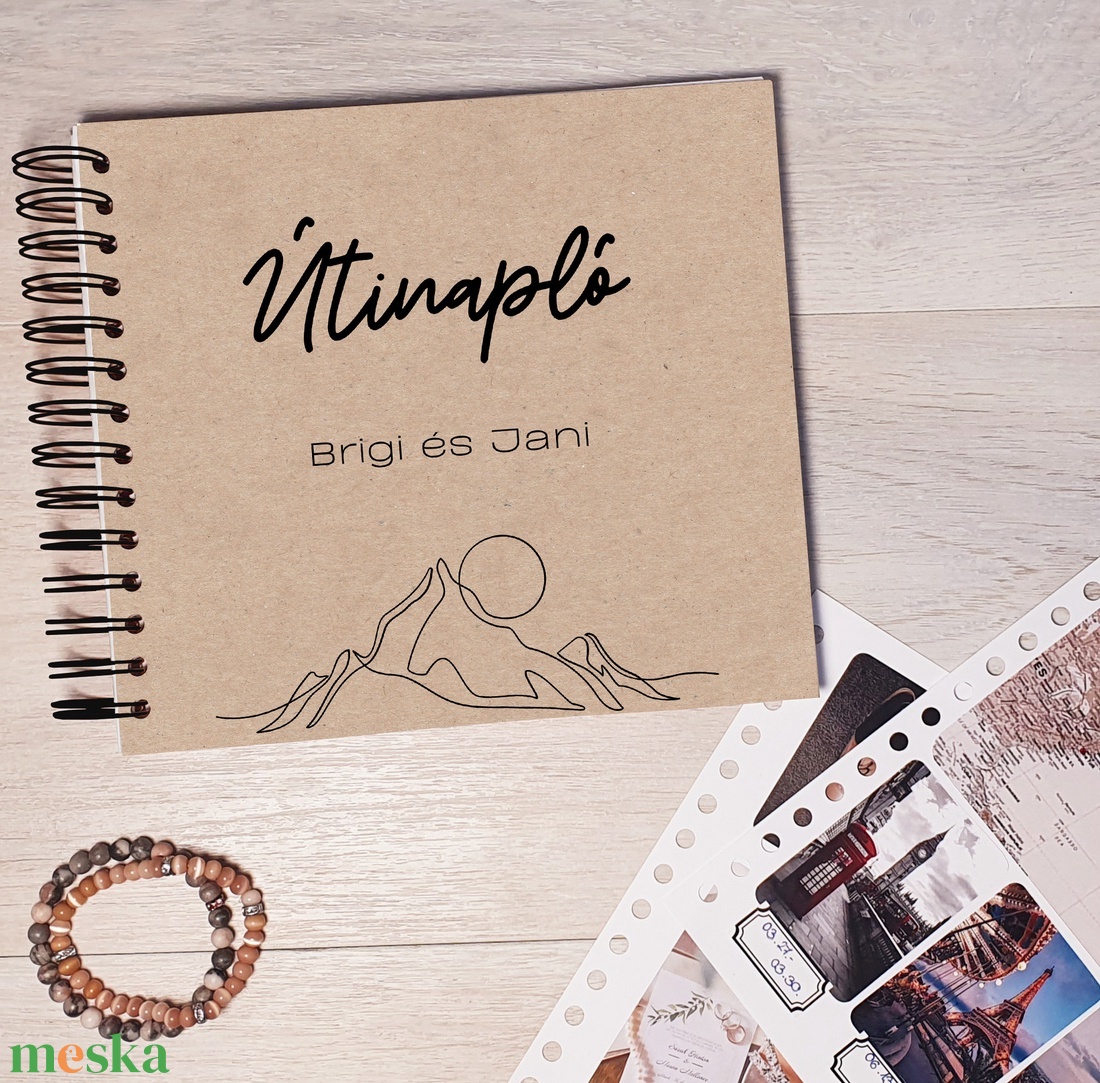 Útinapló - hegy / Utazós Scrapbook / emlékkönyv / napló egyedi felirattal, ajándék ötlet pároknak, Valentin napi - otthon & életmód - papír, írószer - jegyzetfüzet & napló - Meska.hu Útinapló - hegy / Utazós Scrapbook / emlékkönyv / napló egyedi felirattal, ajándék ötlet pároknak, Valentin napi - otthon & életmód - papír, írószer - jegyzetfüzet & napló - Meska.hu