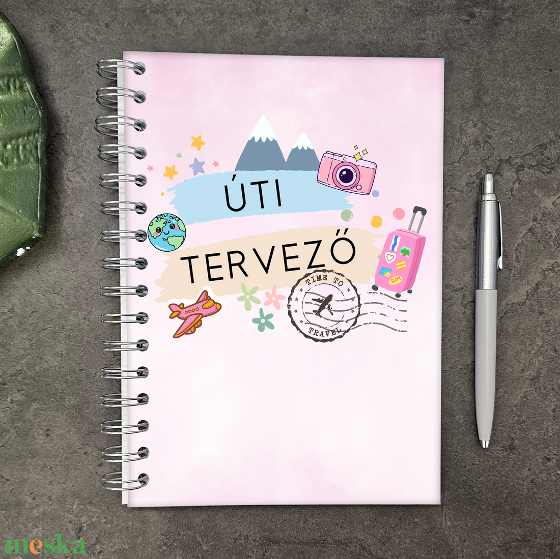 Utazás tervező napló, úti napló, úti tervező - rózsaszín - otthon & életmód - papír, írószer - jegyzetfüzet & napló - Meska.hu Utazás tervező napló, úti napló, úti tervező - rózsaszín - otthon & életmód - papír, írószer - jegyzetfüzet & napló - Meska.hu