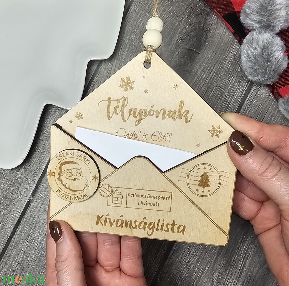 Mikulás levél tartó, télapó kívánságlista tároló - karácsony - karácsonyi ajándékozás - karácsonyi képeslap, üdvözlőlap, ajándékkísérő - Meska.hu Mikulás levél tartó, télapó kívánságlista tároló - karácsony - karácsonyi ajándékozás - karácsonyi képeslap, üdvözlőlap, ajándékkísérő - Meska.hu