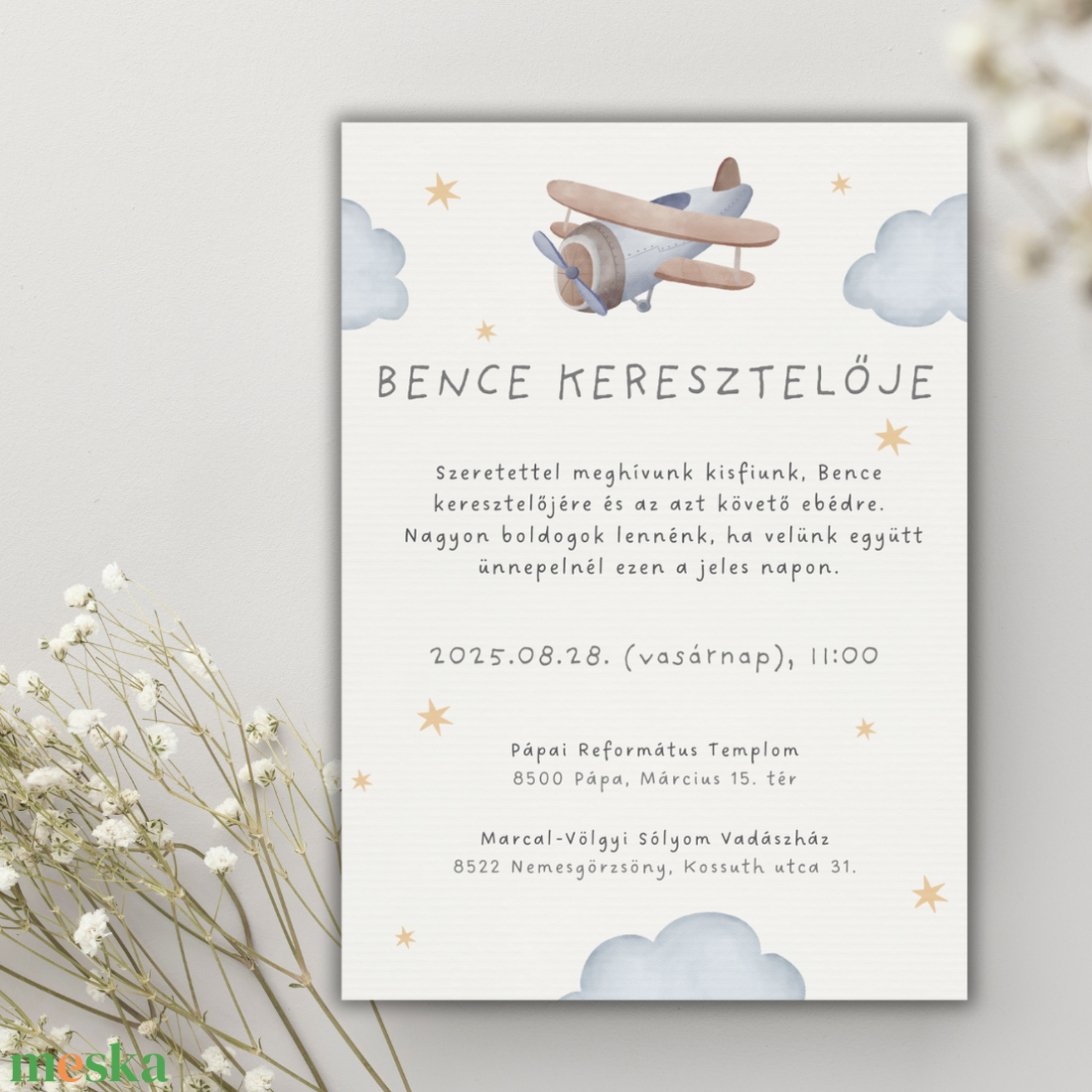 Keresztelő meghívó - repülős - ajándék borítékkal - otthon & életmód - papír, írószer - ajándékozás kellékei - meghívó - Meska.hu Keresztelő meghívó - repülős - ajándék borítékkal - otthon & életmód - papír, írószer - ajándékozás kellékei - meghívó - Meska.hu