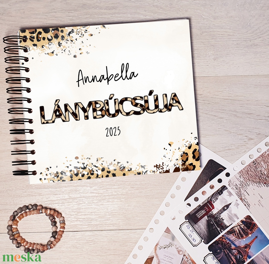 Lánybúcsús emlékkönyv, fotóalbum, napló, Scrapbook (leopárd/párducmintás) - névre szóló - esküvő - lánybúcsú - Meska.hu Lánybúcsús emlékkönyv, fotóalbum, napló, Scrapbook (leopárd/párducmintás) - névre szóló - esküvő - lánybúcsú - Meska.hu