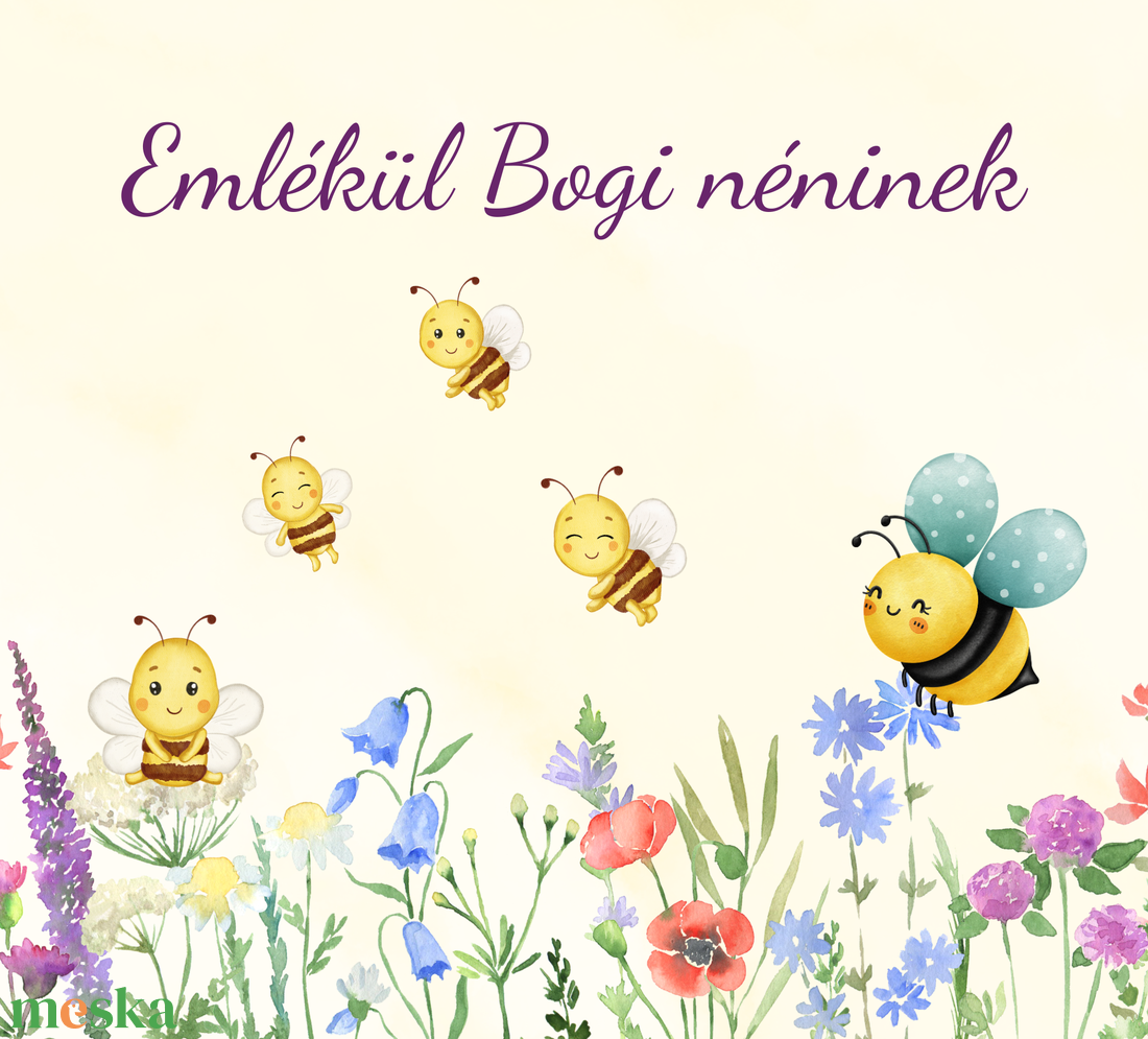 Méhecskés - Óvónéni búcsúztató, Tanító néni búcsúztató - emlékkönyv / egyedi felirattal - otthon & életmód - papír, írószer - jegyzetfüzet & napló - Meska.hu