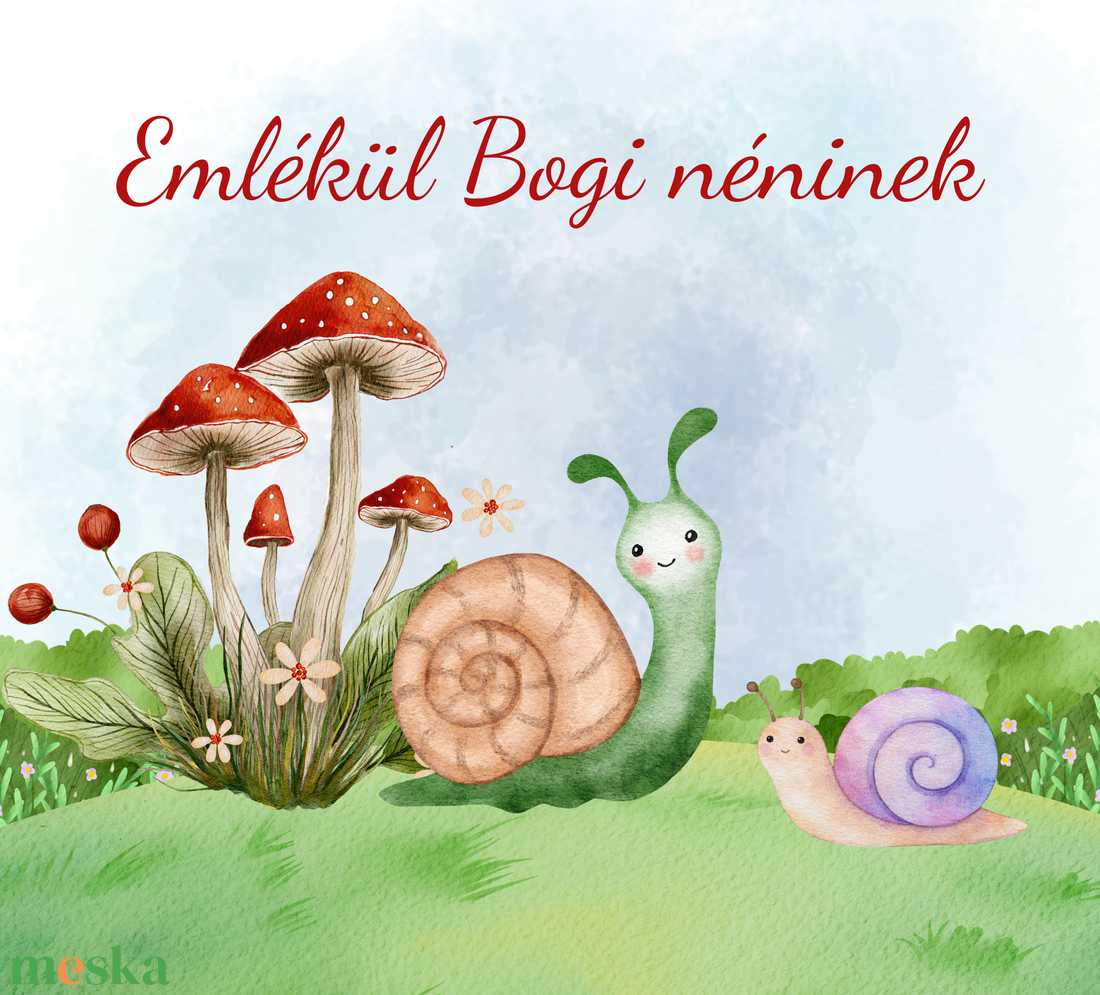 Csigás - Óvónéni búcsúztató, Tanító néni búcsúztató - emlékkönyv / egyedi felirattal - otthon & életmód - papír, írószer - jegyzetfüzet & napló - Meska.hu